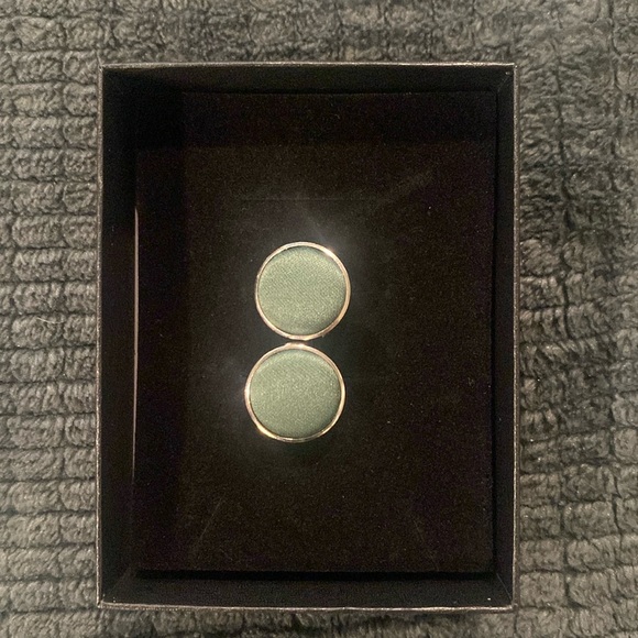 Azazie Rounded Matte Satin Cuff Links - Picture 1 of 4